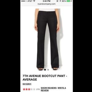7th Avenue Bootcut Pants - Average