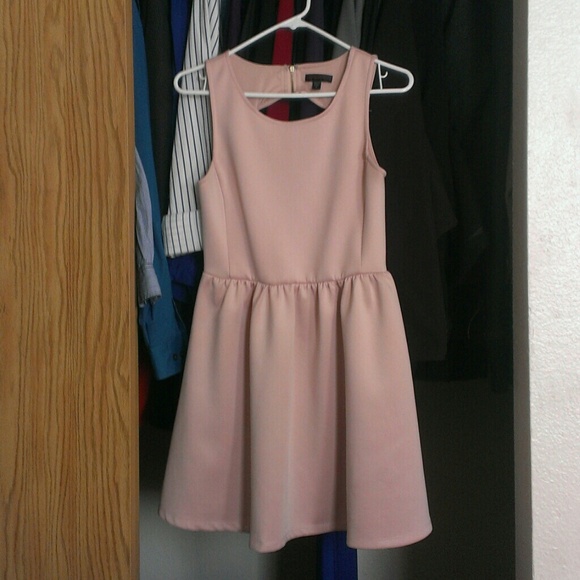 Pink skater dress