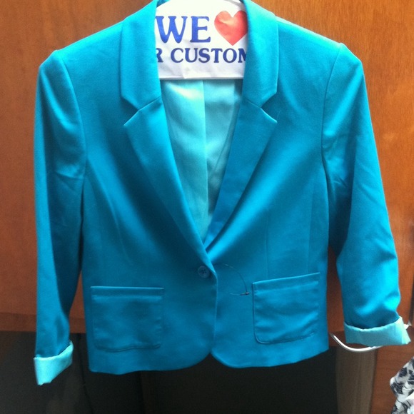 H&M Teal Blazer