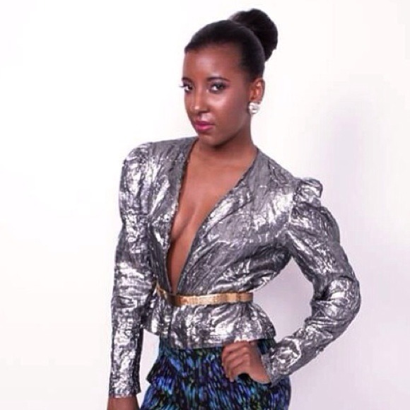 Vintage Metallic blazer