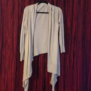 Michael Kors tan draped cardigan - size small