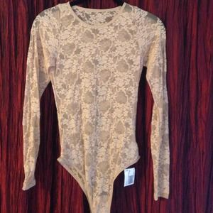 American Apparel lace bodysuit - NWT