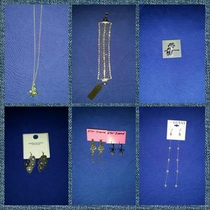 Bracelet, Earrings, Rings and necklace