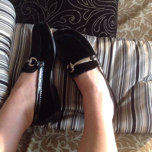 Black Velvet Italian Loafers