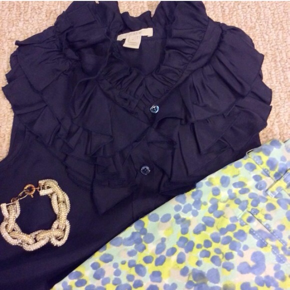 ✨Sale!✨J. Crew Kelsey Ruffle Top - Picture 3 of 4