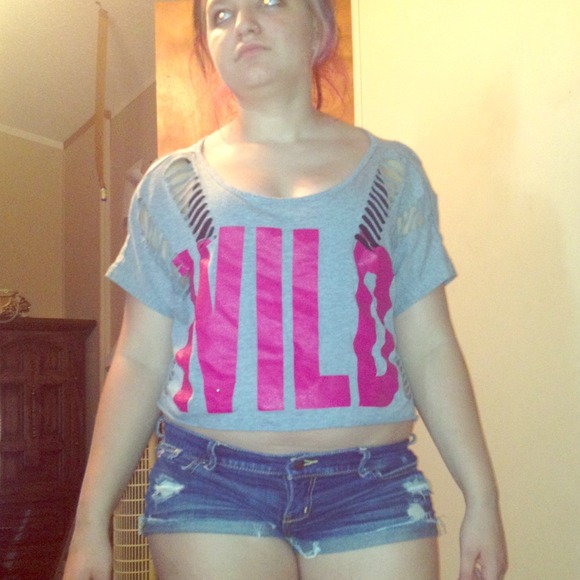 Wild ripped up tshirt