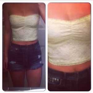 Light green tube top