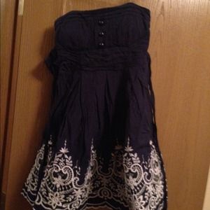 Dark blue dress