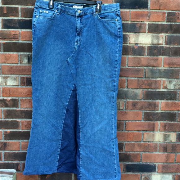 Long Jean skirt