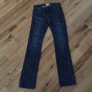 Current Elliot skinny dark denim