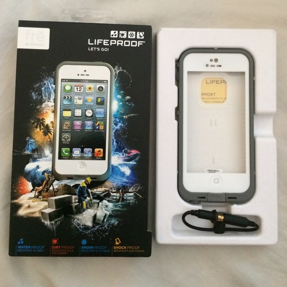 iPhone 5 Lifeproof Case White/Grey