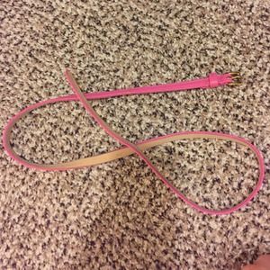 J Crew pink belt
