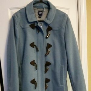 Gap blue wool coat