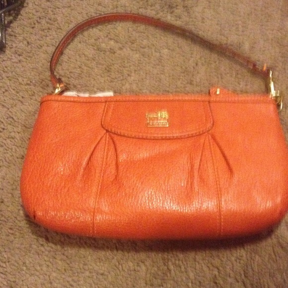 Coach medium sized authentic wristlet