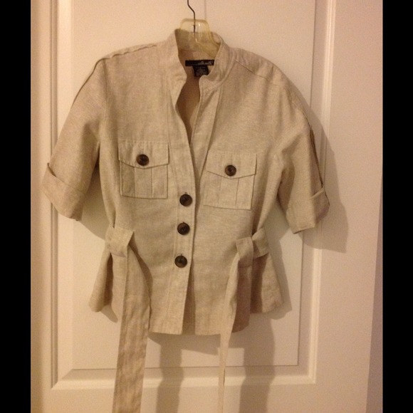 Willi Smith Linen Safari Jacket