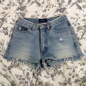 Vintage Guess high waisted cut-off shorts