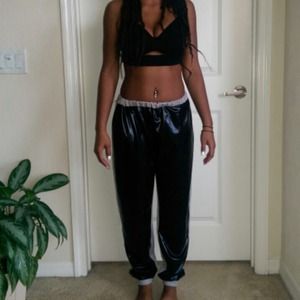leather Joggers
