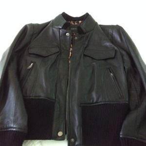 Fox leather jacket