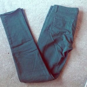 Forest green Paige "peg skinny"