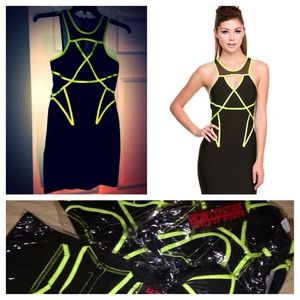 Neon Bodycon Dress (available in all sizes) NWT