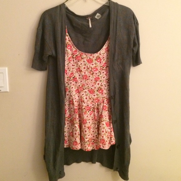 SOLD Free People Button Pocket Cardigan
