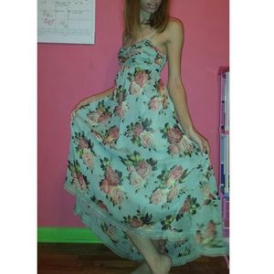 Betsey Johnson Iconic Floral Day Maxi Dress