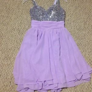 Purple Homecoming dress