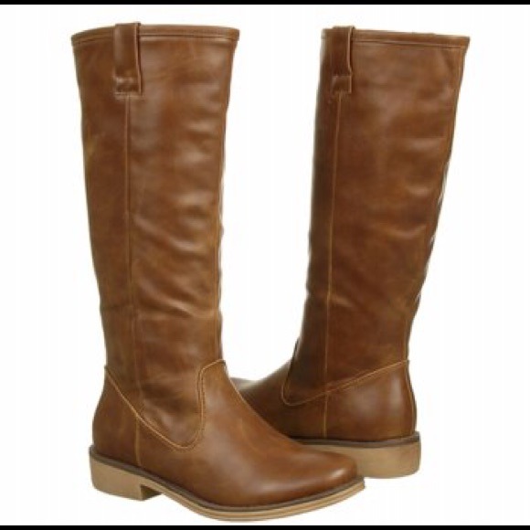 Tan Tall Riding Boots