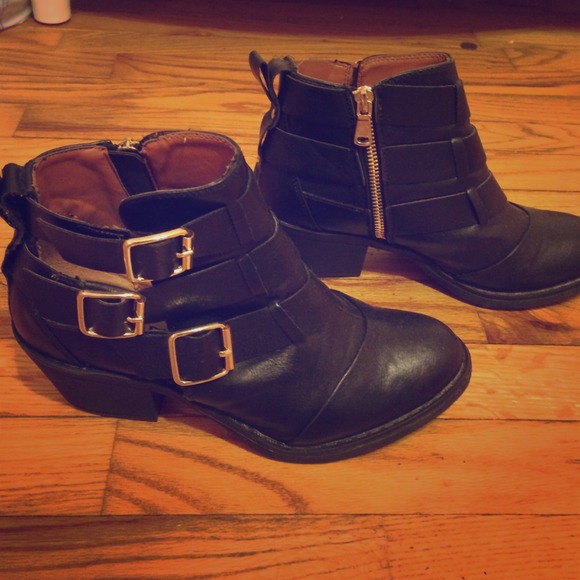 Black booties