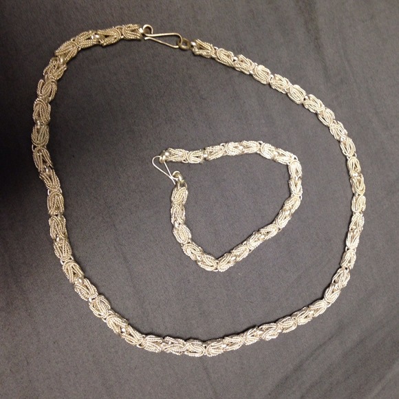 Necklace and bracelet