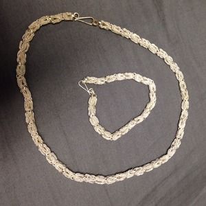 Necklace and bracelet