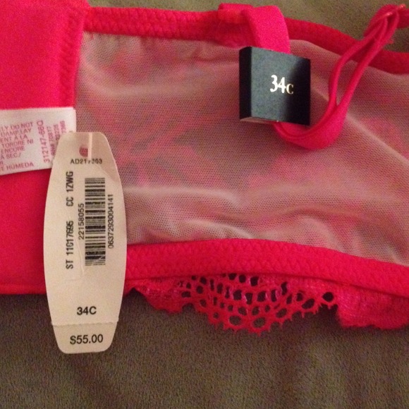 SOLD locally. VS Lined Demi 34C. - Picture 2 of 4