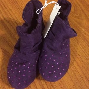 Purple boots