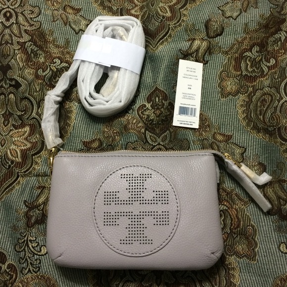 SOLD Tory burch kipp small crossbody in mercury