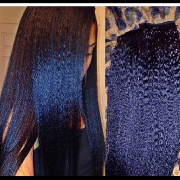 KRS CLIP IN 14"7PC SET is 140gor4.9 ounces of hair - Picture 4 of 4