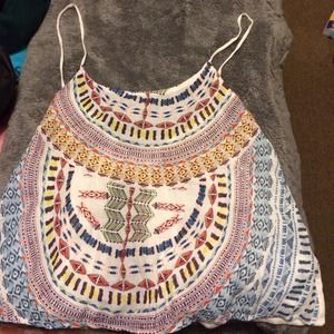 Zara strappy backless top