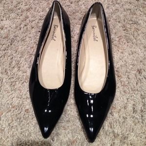 Patent Leather Black Flats