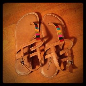 Faded Glory Rainbow Sandals