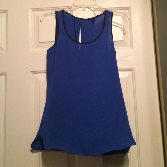 Express blue open back top - Picture 1 of 4