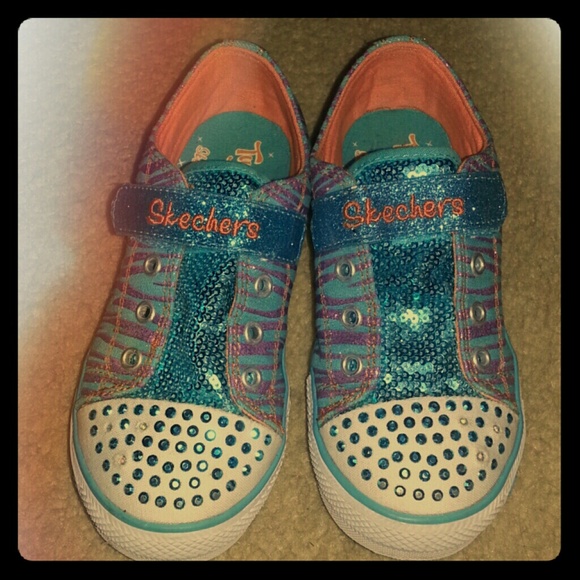 Twinkle toes by Sketchers for girls size 12