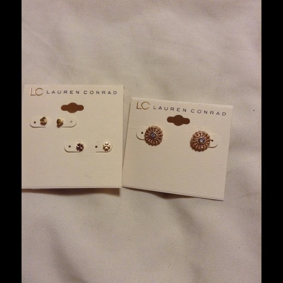 3 LC Lauren Conrad Earrings a Bundle(BRAND NEW)