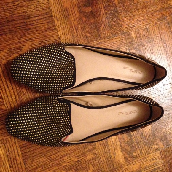 Zara studded smoking slipper
