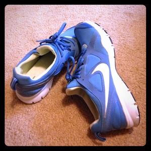 Blue Nikes