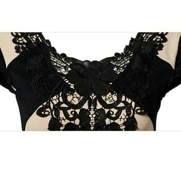 Sexy Lace Slimming Sleeveless Bodycon Dress - Picture 4 of 4