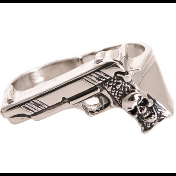 Double finger gun ring