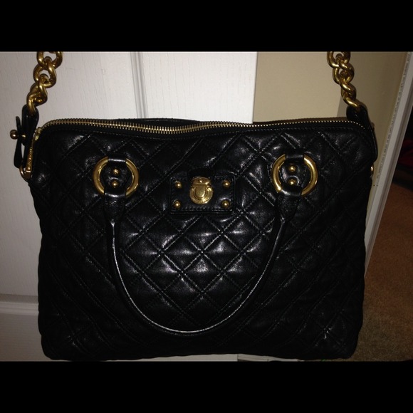 Black leather Marc Jacobs handbag. Authentic - Picture 3 of 3