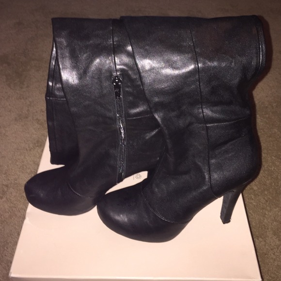 BCBG thigh hi boots
