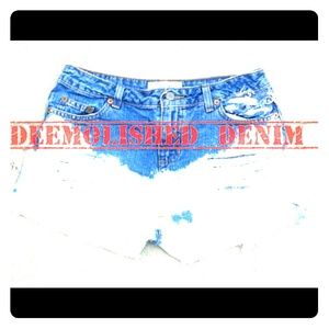 DENIM SHORTS