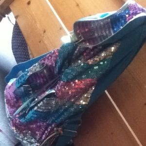 Limited rucksack: school bag/over nightie