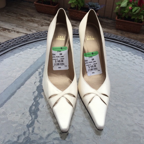 Stuart Weitzman New Shoes - 3.5" heel -pearl white